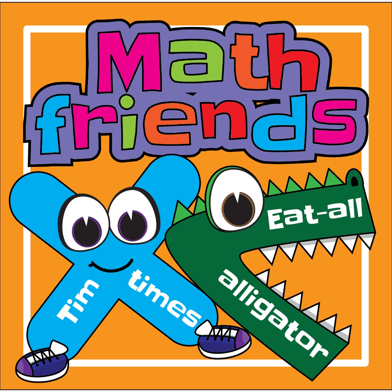 Math Besties Maths Friends - poster and teaching aid - Surfer Kids Clip Art South Africa