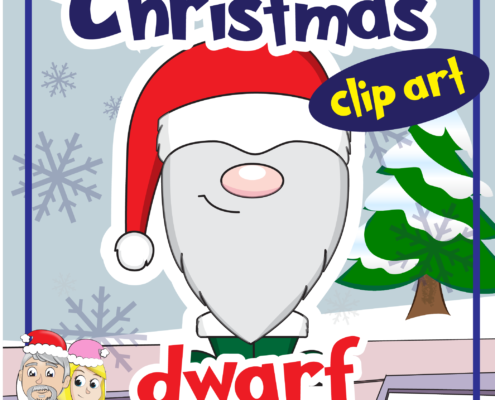 christmas dwarfs stickers